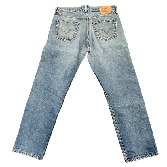Vintage 2005 Levi’s 501 XX Shrink to Fit Straight Leg Jeans Mexico Tag 36 X 34 - Picture 1 of 11